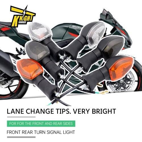Moto Turn Signals Light For Suzuki GSXR 1000 750 GSX R 600 K1 K4 GSX R 600 Motorcycle Accessories Lamp Flashing Bulb Front Rear