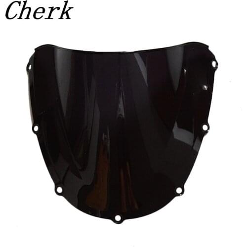New Black Motorcycle Double Bubble Windshield Fairing Windscreen Screen For Honda CBR 900 CBR954 RR 2002-2003 cbr