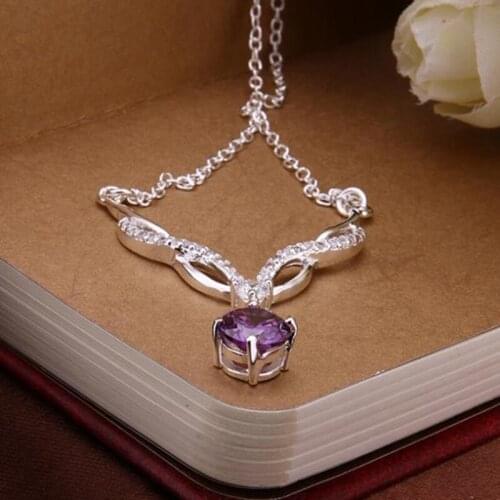 Necklace Silver Plated Necklace Silver Fashion Jewelry Necklace Hot Sale Jewelry Wholesale Free Shippings dasf LN532