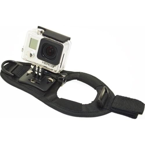 QQT Rotation Wrist Glove Hand Palm Strap Belt Tripod Stand Holder Stand For GoPro Hero 9 8 7 6 5 4 3 + / 3/2 SJCAM Xiaomi Yi