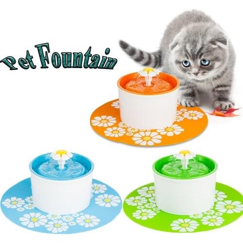 Automatic Cat Water Fountain For Pets Water Dispenser Large Spring Drinking Bowl Cat Automatic Feeder Drink Filter 1.6L