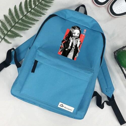 Demon Slayer Nezuko backpack laptop kawaii schoudertassen mochilas da moda ladies backpack