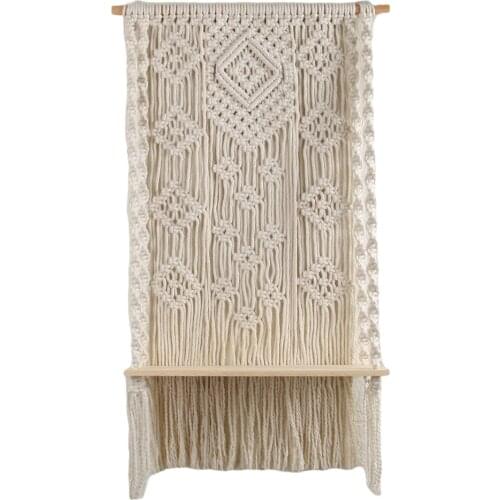 Wall ing Shelf Bohemian Bedroom Tapestry Decoration Books Organizer