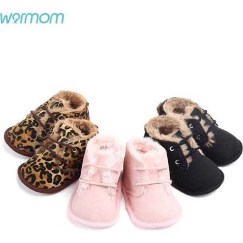 Warmom 2020 Baby Girls Boys Winter Keep Warm Shoes First Walkers Sneakers Kids Crib Infant Toddler Boots Newborns Prewalkers