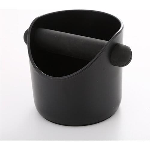 Realand ABS Shock-absorbent Espresso Knock Box Anti slip Coffee Grind Dump Bin Waste Bin with Detachable Knock Bar for Barista