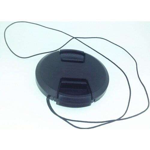 High-quality 49 55 62mm center pinch Snap-on cap cover for Alpha camera Lens