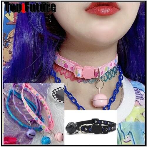 Japanese original Sufeng ins soft girl JK Lorita sweet and lovely bell Choker earth cool collar