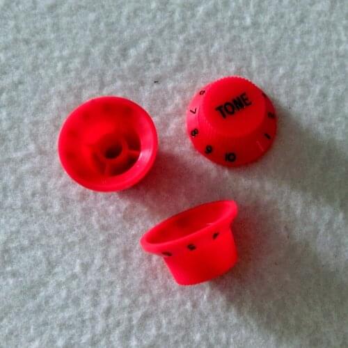 Donlis For sale guitar parts 1set red ST guitar knob volume and tone contorl electric guitar knobs in red color guitarra