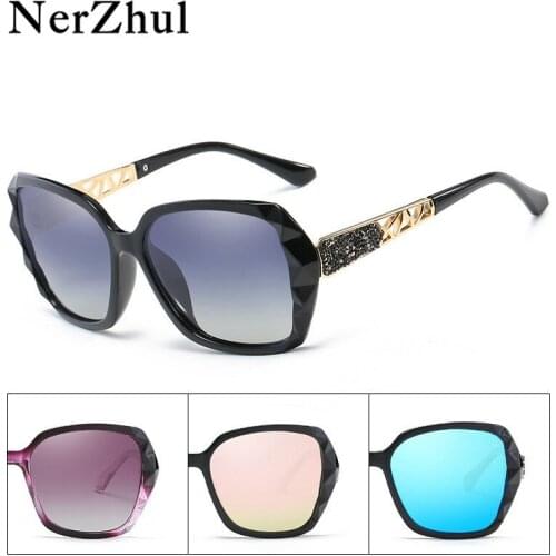 Nerzhul Transparent Frame Polarized Sunglasses Women Purple Clear Shades Womens Sunglasses Fashion Sunglasses Brand Woman