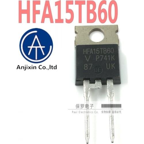 10pcs 100% orginal and new fast rectifier diode HFA15TB60 15A/600V TO-220 in stock