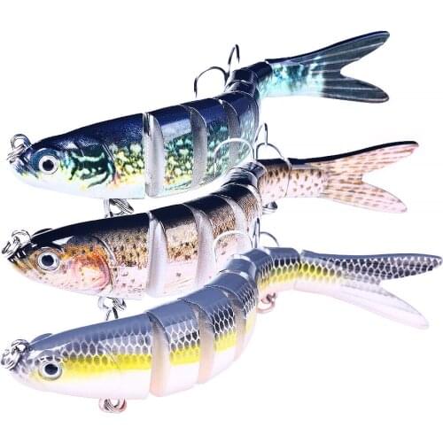 13.7cm 27g Sinking Wobblers Fishing Lures Jointed Crankbait Swimbait 8 Segment Hard Artificial Bait For Fishing Tackle Lure