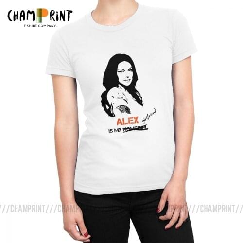 Alex Vause Is My Girlfriend Women T-shirt Orange Is The New Black Tops Tees OITNB TV Vogue T Shirts Vintage Clothes for Female