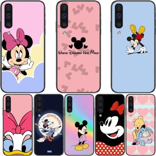 Mickey Friends Phone cover hull For SamSung Galaxy S8 S9 S10E S20 S21 S5 S30 Plus S20 fe 5G Lite Ultra black soft case