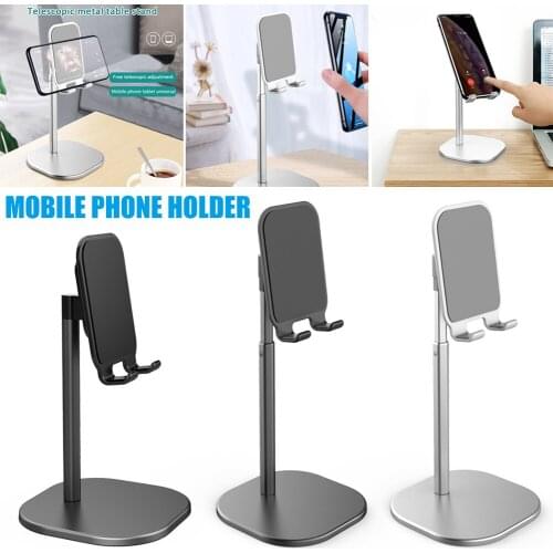 Aluminum Alloy Mobile Phone Telescopic Holder 360 Degree Rotation Desktop Phone Holder Rack NK-Shopping