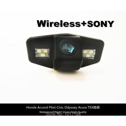 HD!! WIFI camera Wireless Car Rear View Camera SONY Chip For Honda Accord Pilot Civic Odyssey Acura
