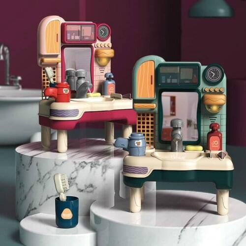 Kids Dresser Toys Simulation Dressing Table Suit Pretend Play Toy Baby Educational Toys Beauty Fashion Toys For Children