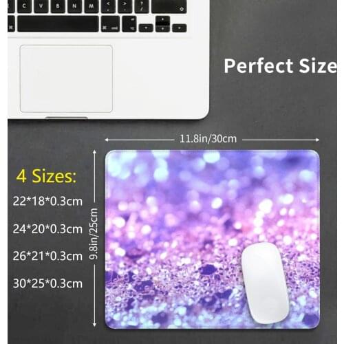 Summer Unicorn Girls Glitter #2 #shiny #pastel #decor #art Mouse Pad DIY Print Color Digital