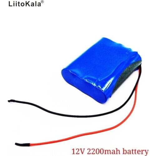 Liitokala 12V 2200MA 18650 Lithium Battery 12.6V rechargeable battery with Charging 2.2AH Battery Protection Board Free shopping