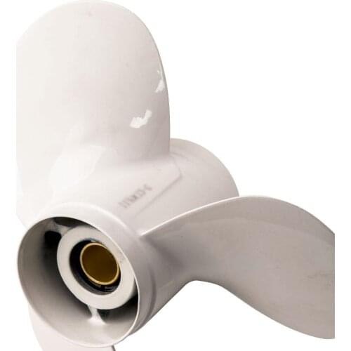 11-1/8X13-G Aluminium 3 Blades Right Propeller Outboard for Yamaha 20 25 30 HP