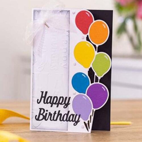 Metal Cutting Dies Balloon Lace Die Cut Scrapbooking Paper Craft Handmade Card Punch Art Cutter Decorative Stencil