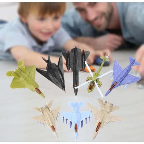 8pcs Jet Play Set Jet Model Airplane Sets for Birthday Party Favor Toys