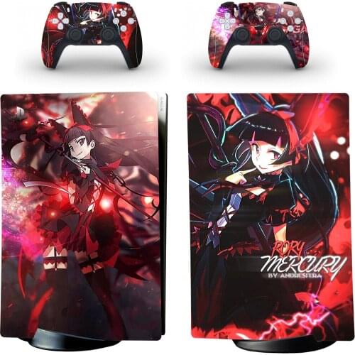 Cartoon Witch PS5 Digital Edition Skin Sticker for Playstation 5 Console & 2 Controllers Decal Vinyl Protective Skins Style 2