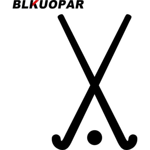 BLKUOPAR for Field Hockey Car Stickers Creative Occlusion Scratch Decals Vinyl Laptop Car Accessories Cartoon Graphics DIY