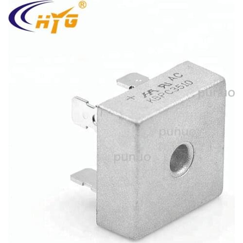 Single-phase bridge rectifier KBPC3510 50A 1000V square type