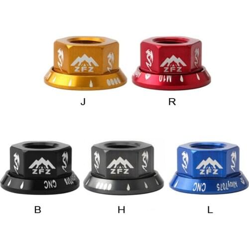 Recommend Flower Nut M10 Flange wheel rear drum Front wheel Screw cap 7075 Child Balance bike Sliding Bicycle