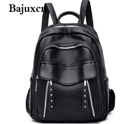 Luxury backpack High Quality Leather Women Backpack 2021 New Travel Backpack Large Capacity School Bags for Teenage Girls Mochi