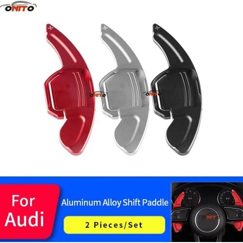 Shifter Extend Accessory Aluminum Alloy Car Steering Wheel Shift Paddle for A3 A4L A5 A7 A8 S3 S5 S6 S7 Q3 Q5 Q7 R8 TT TTS