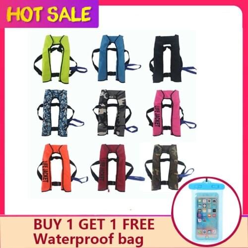 Professional Life Jacket Swiming Fishing Life Vest Automatic Inflatable Adult Swimwear Water Sports Swimming Survival Jacket