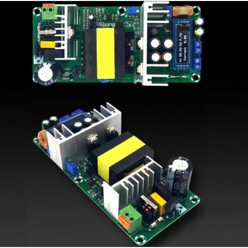 LED digital display dual adjustable industrial scientific research civil 170-220v 220W bare board power supply