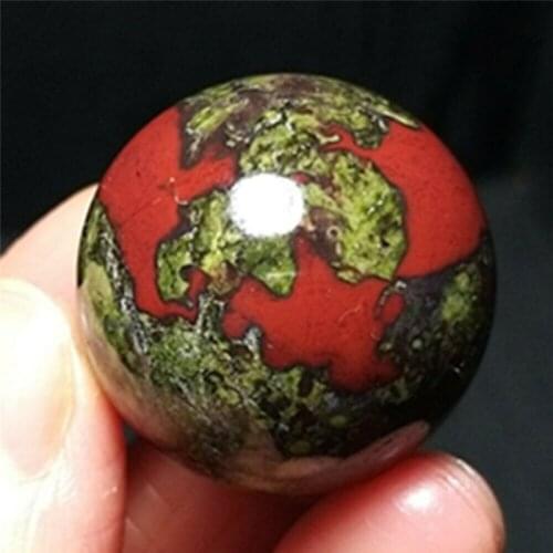 Top natural rough dragon blood stone jasper crystal ball