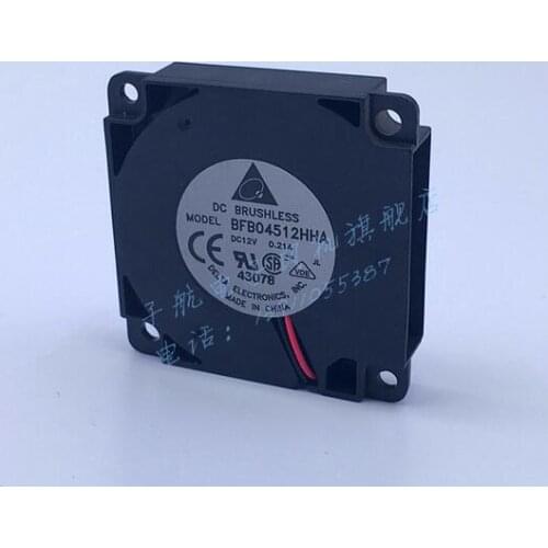 DELTA BFB04512HHA 4510 12V 0.21A 45*45*10MM 2 wire blower CPU fan