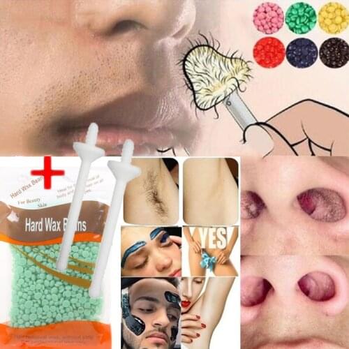 Nose Hair Removal Wax Nose Hair Trimmer and Wax Bean Cleaning Tool Facial Hair Removal Wax Removing Bikini Face Legs Arm Hair