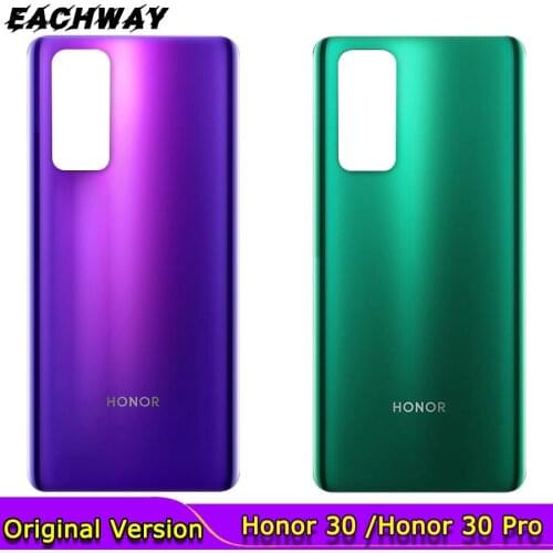Honor 30 Back Battery Cover Door Rear Glass Housing Huawei For Huawei Honor 30 Battery Cover Honor 30 Pro Housing Case