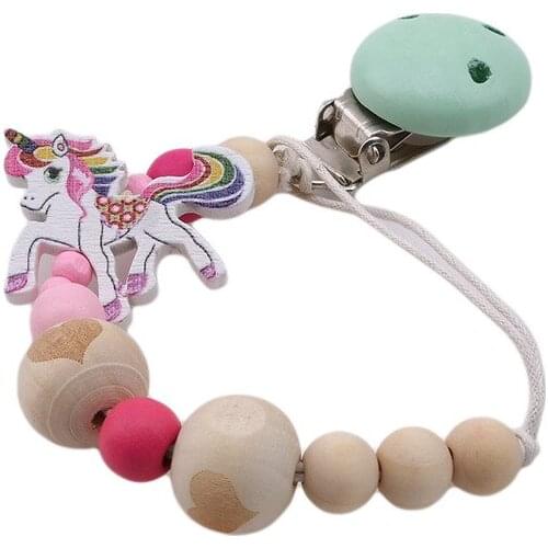 Pacifier Clips Non-toxic Soother Clips Baby Pacifier Holder Teething Toy Attache Sucette Dummy Clip Baby Shower Gift BPA Free