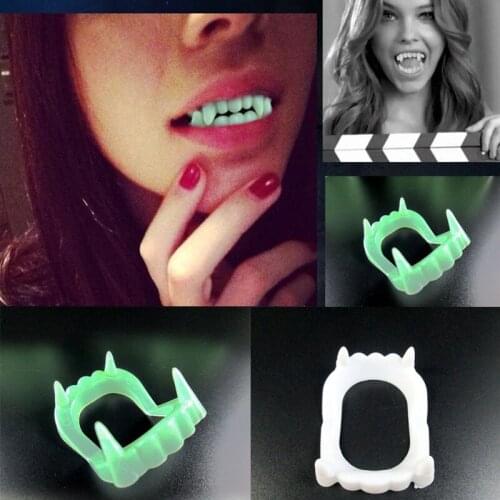 5pcs Halloween Cosplay Props Dentures Gothic Vampire Zombie Tooth Party Masquerade Teeth Photo Props Party Easter Makeup Tools