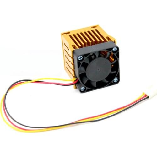 1 Pieces Aluminium Heatsink with Cooling Fan 40mmx40mmx20mm DC 12V For PC Computer Northbridge Chipset Cooler wholesale