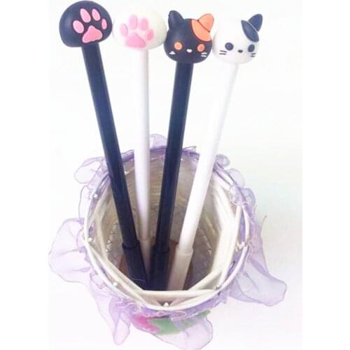 2pcs/lot Sweet Cat Stationery Store School And Offices Supplies Kawaii Good Quality Product Gel Pen
