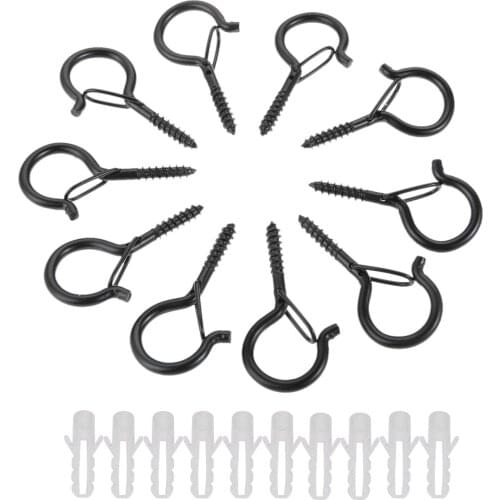 40 Pcs Outdoor String Light Christmas Light Hanger Hooks Wall Mount Ceiling Screw Hooks for Plant Bracket Decoration Hanging