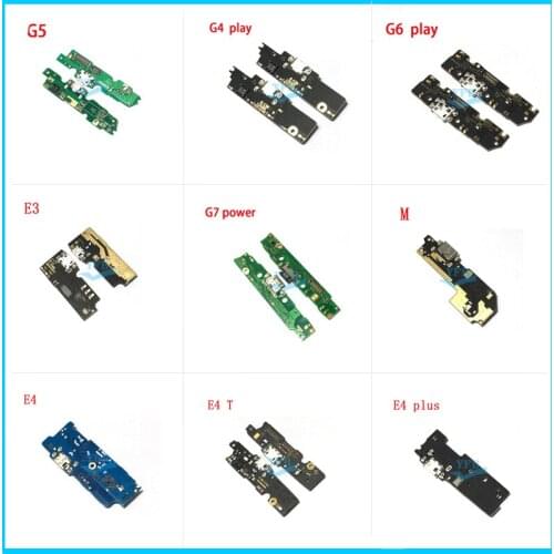 5pcs USB Charging Port Dock Connector Board Flex Cable For Motorola Moto M E3 E4 E4T E5 G3 G4 G5 G6 G7 Play Plus power