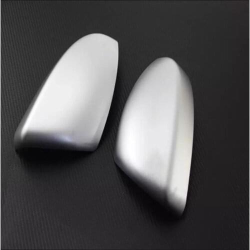 Free Shipping! For Landrover Discovery 2015 2PCS ABS Chrome Car Side Door Rearview Mirror Cover Trim Moldings Car Styling