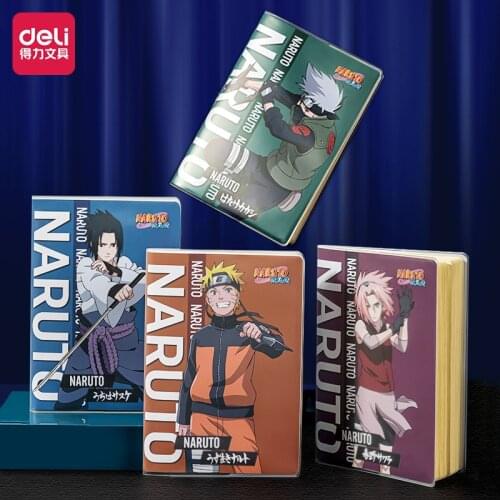 Deli Notebook A5 Cute Anime Stationery Kawaii Naruto Diary Planner Accessories School Supplies Notebook Japanese Kids Gift Prize