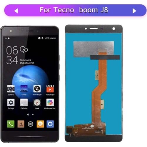 For Tecno Boom J8 LCD Display Touch Screen Digitizer Complete Assembly Replacement