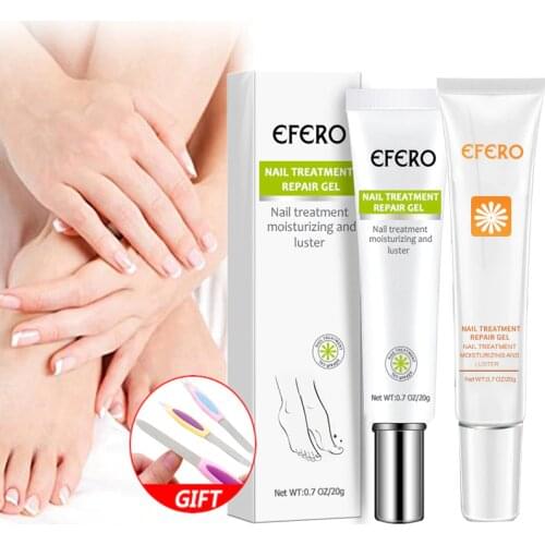 Efero Fungal Nail Serum Repair Essence Foot Nail Fungus Removal Gel Anti Infection Paronychia Onychomycosis Nail Treatment