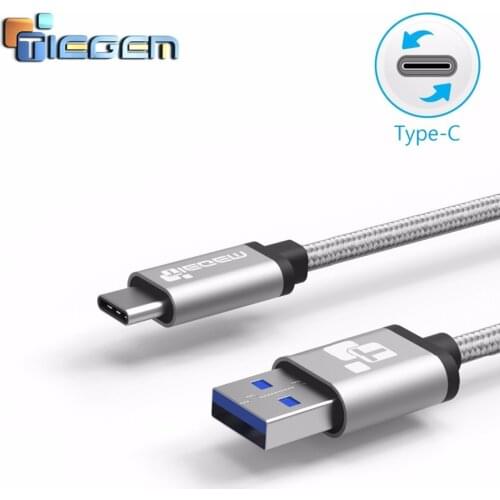 TIEGEM USB 3.1 Type C Cable High Speed USB 3.0 Cord Cable for MacBook for Xiaomi 4s 5 letv Samsung s8 Type-c for Nexus 5X 6P
