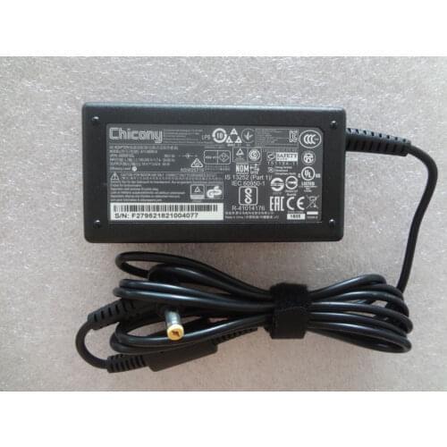 Slim 19V 3.42A A11-065N1A PA-1650-86 5.5mm*1.7mm For Acer 65W Aspire 3 a315-51 a315-31 a315-32 NEW OEM AC Adapter+Power Cord