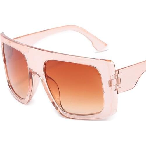 New Fashion Oversized Luxury Square Sunglasses UV400 Women Ladies Vintage Sun Glasses Female Big Frame Shades Eyeglasses